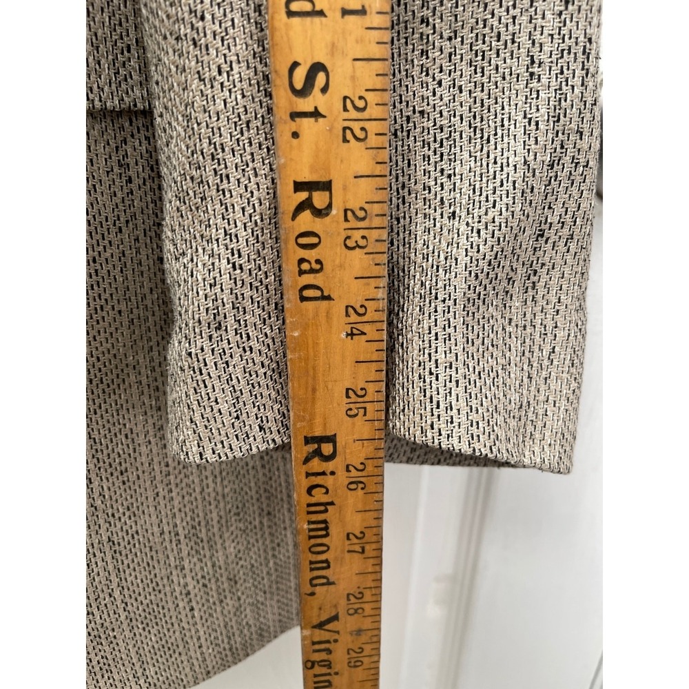 Haspel Mens Silk Tweed Blazer Sport Coat Two Button Casual Size 44L‎ Suit Jacket - Picture 9 of 12